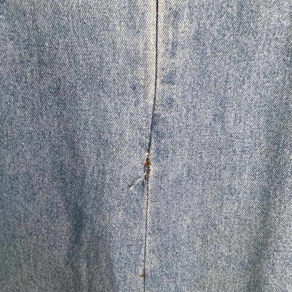 Vintage Denim and Lace Dress - Picture 8 of 9